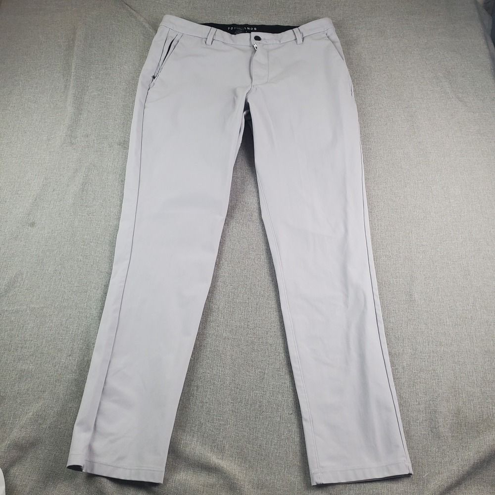 7 Diamonds Infinity Chino Pants Mens 43X32 Silver